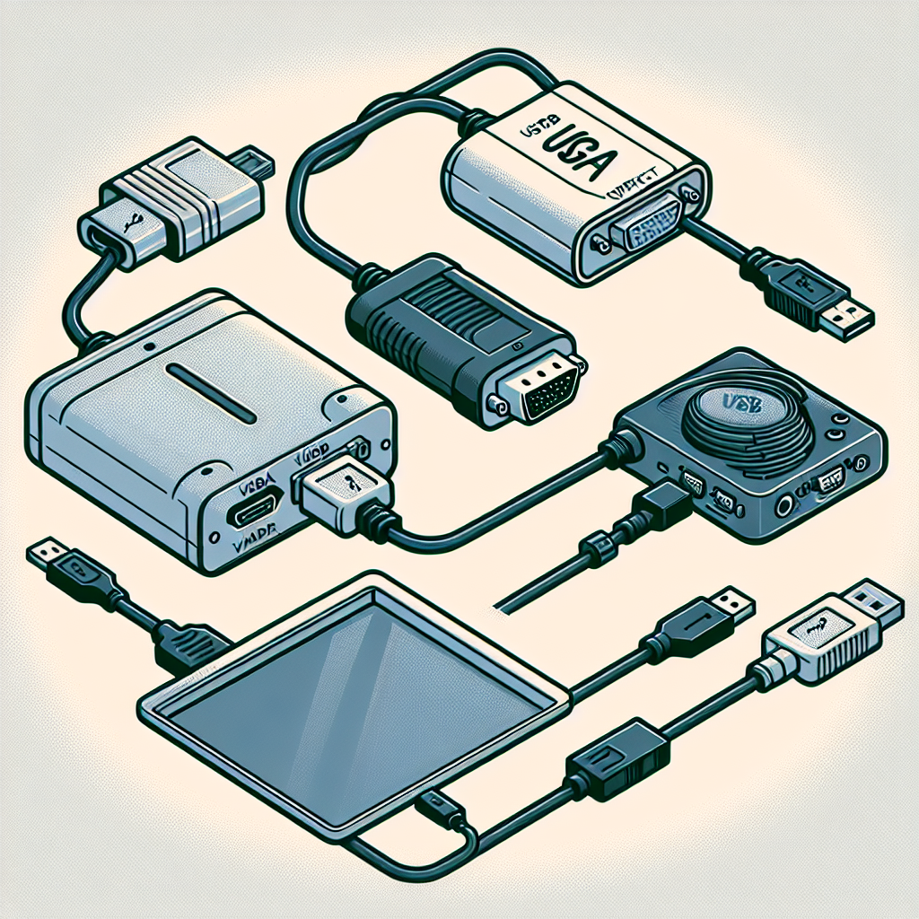 Does a USB to VGA adapter work with projectors?